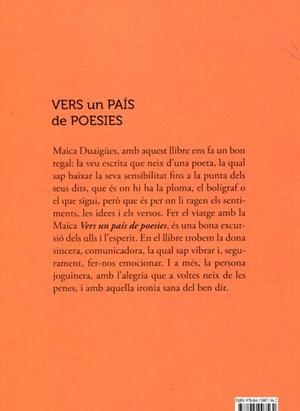 Vers un país de poesies | 9788415007562 | Duaigües, Maica | Llibres.cat | Llibreria online en català | La Impossible Llibreters Barcelona