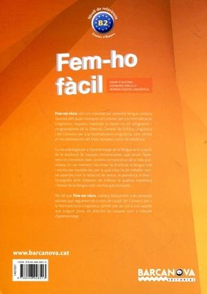 Fem-ho fàcil. Intermedi 3. B2. Solucionari | 9788448928513 | Consorci per a la normalització lingüística | Llibres.cat | Llibreria online en català | La Impossible Llibreters Barcelona