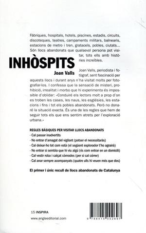 Inhòspits. Llocs abandonats amb històries increïbles | 9788415002697 | Valls, Joan | Llibres.cat | Llibreria online en català | La Impossible Llibreters Barcelona