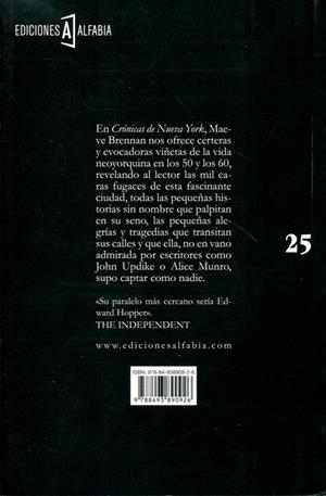 CRÓNICAS DE NUEVA YORK | 9788493890926 | MAEVE BRENNAN | Llibres.cat | Llibreria online en català | La Impossible Llibreters Barcelona