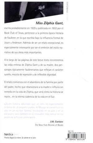 MISS ZILPHIA GANT | 9788492683536 | FAULKNER, WILLIAM | Llibres.cat | Llibreria online en català | La Impossible Llibreters Barcelona