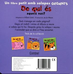 De qui és aquest nas? Un llibre petit amb solapes gegants | 9788498256840 | Munro, Fiona | Llibres.cat | Llibreria online en català | La Impossible Llibreters Barcelona