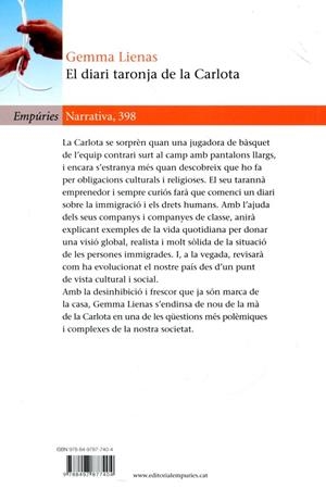 El diari taronja de la Carlota | 9788497877404 | Lienas, Gemma | Llibres.cat | Llibreria online en català | La Impossible Llibreters Barcelona