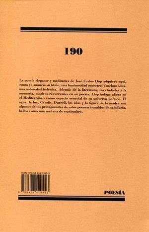 Cuando acaba septiembre | 9788426419453 | Llop, José carlos | Llibres.cat | Llibreria online en català | La Impossible Llibreters Barcelona