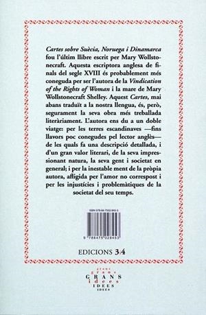 Cartes sobre Suècia, Noruega i Dinamarca | 9788475028453 | Wollstonecraft, Mary | Llibres.cat | Llibreria online en català | La Impossible Llibreters Barcelona