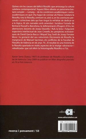 Història social de la filosofia catalana. La lògica (1900-1980) | 9788492542253 | Serra, Xavier | Llibres.cat | Llibreria online en català | La Impossible Llibreters Barcelona