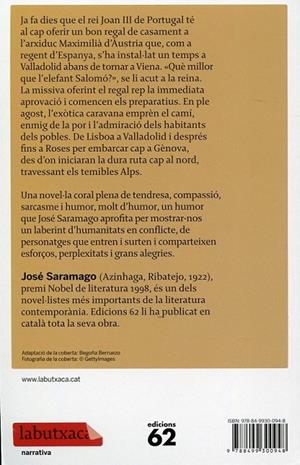 El viatge de l'elefant | 9788499300948 | Saramago, José | Llibres.cat | Llibreria online en català | La Impossible Llibreters Barcelona