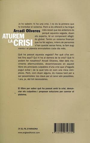 Aturem la crisi! Les perversions d'un sistema que és possible canviar | 9788492758692 | Arcadi Oliveres | Llibres.cat | Llibreria online en català | La Impossible Llibreters Barcelona