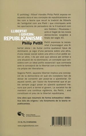 Llibertat i govern: Republicanisme | 9788492758838 | Pettit, Philip | Llibres.cat | Llibreria online en català | La Impossible Llibreters Barcelona