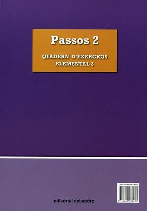 Passos. Elemental 3. Quadern d'exercicis | 9788480638913 | Roig, Nuri | Llibres.cat | Llibreria online en català | La Impossible Llibreters Barcelona