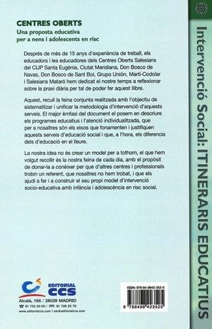 Centres oberts. Una proposta educativa per a nens i adolescents en risc | 9788498423525 | Diversos | Llibres.cat | Llibreria online en català | La Impossible Llibreters Barcelona