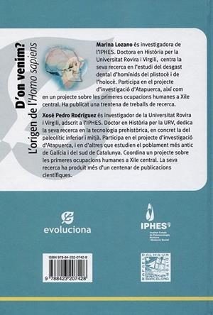 D'on venim? L'origen de l'Homo sapiens | 9788423207428 | Lozano, Marina ; Rodríguez, Xosé Pedro | Llibres.cat | Llibreria online en català | La Impossible Llibreters Barcelona