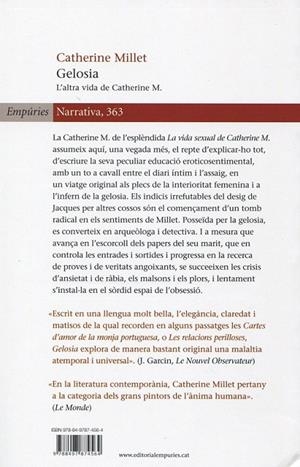 Gelosia. L'altra vida de Catherine M. | 9788497874564 | Millet, Catherine | Llibres.cat | Llibreria online en català | La Impossible Llibreters Barcelona