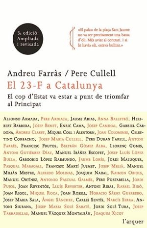 El 23-F a Catalunya. El cop d'Estat va estar a punt de triomfar al Principat | 9788466411271 | Cullell, Pere ; Farràs, Andreu | Llibres.cat | Llibreria online en català | La Impossible Llibreters Barcelona