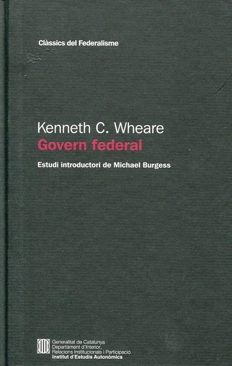 Govern federal | 9788439379133 | Wheare, Kenneth C. | Llibres.cat | Llibreria online en català | La Impossible Llibreters Barcelona