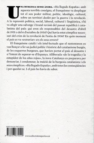 Una burgesia sense ànima. El franquisme i la traïció catalana | 9788497874540 | Vilanova, Francesc | Llibres.cat | Llibreria online en català | La Impossible Llibreters Barcelona