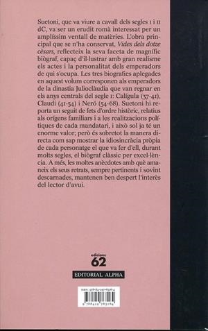 Vides de Calígula, Claudi i Neró | 9788429763164 | Suetoni | Llibres.cat | Llibreria online en català | La Impossible Llibreters Barcelona