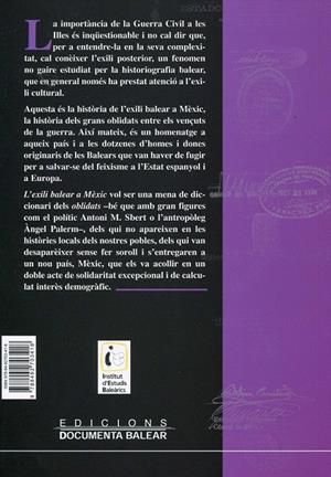 L' exili balear a Mèxic | 9788492703418 | Parrón Guasch, Artur | Llibres.cat | Llibreria online en català | La Impossible Llibreters Barcelona