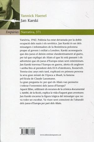 Jan Karski | 9788497876469 | Haenel, Yannick | Llibres.cat | Llibreria online en català | La Impossible Llibreters Barcelona