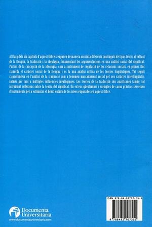 Traducció i ideologia. Síntesi de contiguts i temes de debat. | 9788492707355 | Castellanos, Carles | Llibres.cat | Llibreria online en català | La Impossible Llibreters Barcelona