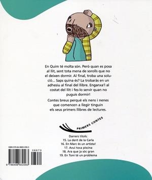 Vull dormir! | 9788498832563 | Colomer, Carme | Llibres.cat | Llibreria online en català | La Impossible Llibreters Barcelona