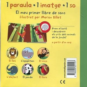 La jungla. El meu primer llibre de sons | 9788499321127 | Billet, Marion | Llibres.cat | Llibreria online en català | La Impossible Llibreters Barcelona