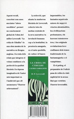 La crida de Cthulhu i altres narracions | 9788475846965 | Lovecraft, H. P. | Llibres.cat | Llibreria online en català | La Impossible Llibreters Barcelona