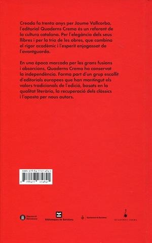 L'estil Quaderns Crema. Trenta anys d'edició independent, 1979-2009. | 9788477274841 | Guillamon, Julià | Llibres.cat | Llibreria online en català | La Impossible Llibreters Barcelona