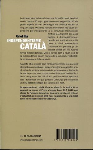 Independentisme català. Entre el símbol i la institució. | 9788415002222 | Illa i Garcia, Oriol | Llibres.cat | Llibreria online en català | La Impossible Llibreters Barcelona