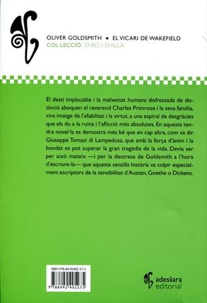 El vicari de Wakefield | 9788492405275 | Goldsmith, Oliver | Llibres.cat | Llibreria online en català | La Impossible Llibreters Barcelona