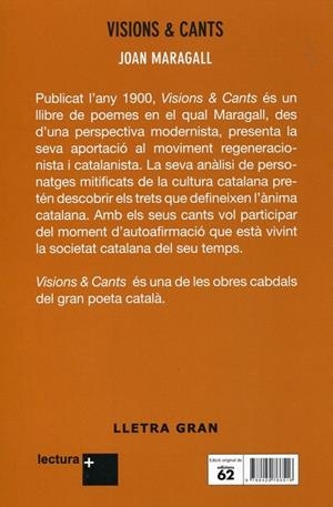 Visions i Cants | 9788429766516 | Maragall, Joan | Llibres.cat | Llibreria online en català | La Impossible Llibreters Barcelona