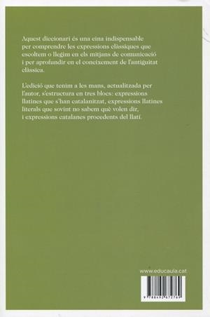 Diccionari de llatinismes i expressions clàssiques | 9788492672769 | Escolà, Josep Maria | Llibres.cat | Llibreria online en català | La Impossible Llibreters Barcelona