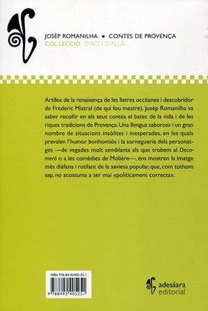 Contes de Provença | 9788492405251 | Romanilha, Josep | Llibres.cat | Llibreria online en català | La Impossible Llibreters Barcelona