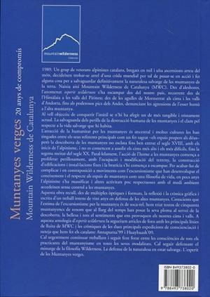 Muntanyes Verges. 20 anys de compromís. | 9788493738020 | Quera, Jordi | Llibres.cat | Llibreria online en català | La Impossible Llibreters Barcelona