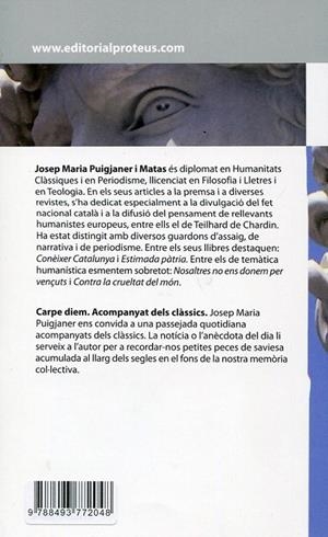 Carpe diem. Acompanyat dels clàssics | 9788493772048 | Puigjaner, Josep Maria | Llibres.cat | Llibreria online en català | La Impossible Llibreters Barcelona