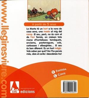 L' hort màgic de la Marta | 9788447440351 | Obiols Llopart, Anna | Llibres.cat | Llibreria online en català | La Impossible Llibreters Barcelona