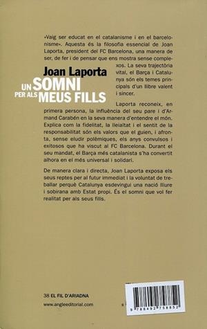 Un somni per als meus fills | 9788492758852 | Laporta, Joan | Llibres.cat | Llibreria online en català | La Impossible Llibreters Barcelona