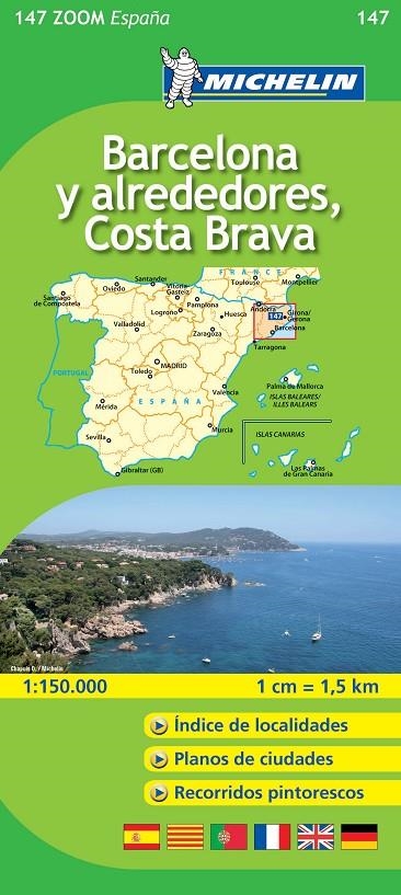 barcelona y alrededores, costa brava (mapa 1:150000) | 9782067140660 | Varios autores | Llibres.cat | Llibreria online en català | La Impossible Llibreters Barcelona