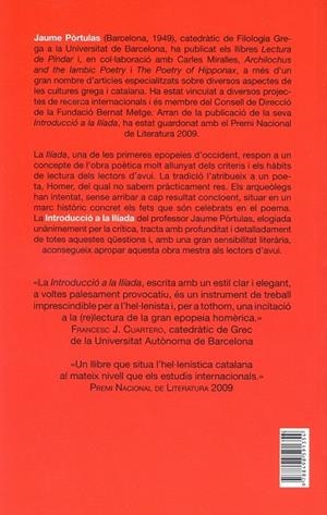 Introducció a la Ilíada | 9788498591354 | Pòrtulas, Jaume | Llibres.cat | Llibreria online en català | La Impossible Llibreters Barcelona