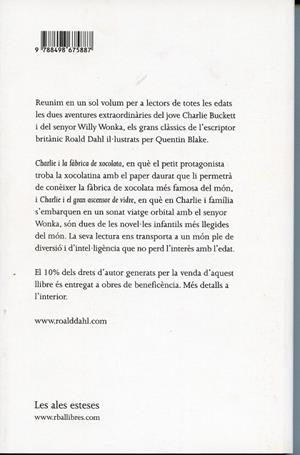 Les grans aventures d'en Charlie i el senyor Willy Wonka | 9788498675887 | Dahl, Roald | Llibres.cat | Llibreria online en català | La Impossible Llibreters Barcelona