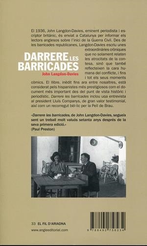 Darrere les barricades | 9788492758234 | Langdon-Davies, John | Llibres.cat | Llibreria online en català | La Impossible Llibreters Barcelona