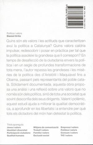 Política i valors | 9788472269293 | Ortiz, Daniel | Llibres.cat | Llibreria online en català | La Impossible Llibreters Barcelona