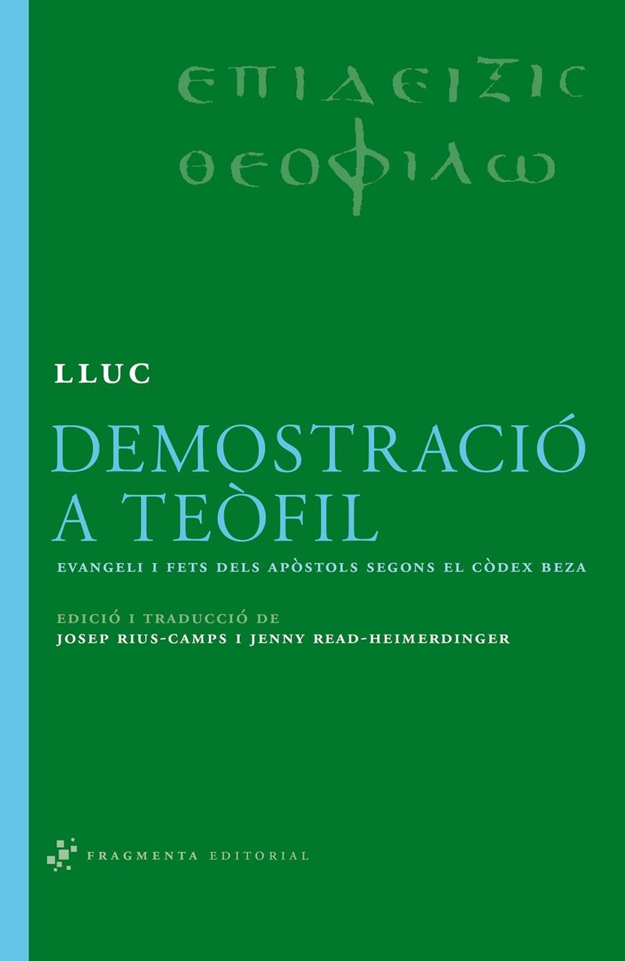 Demostració a Teòfil | 9788492416172 | Lluc | Llibres.cat | Llibreria online en català | La Impossible Llibreters Barcelona