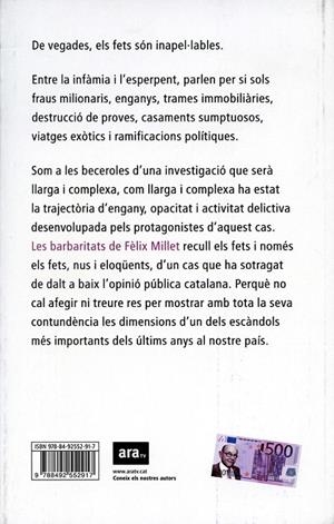 Les barbaritats de Fèlix Millet | 9788492552917 | Gordillo, Saül | Llibres.cat | Llibreria online en català | La Impossible Llibreters Barcelona