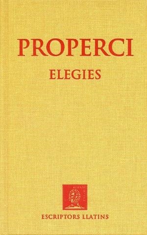 Elegies | 9788429762587 | Properci | Llibres.cat | Llibreria online en català | La Impossible Llibreters Barcelona