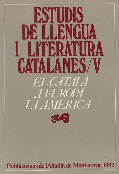 El català a Europa i Amèrica. | 9788472025219 | Diversos autors | Llibres.cat | Llibreria online en català | La Impossible Llibreters Barcelona