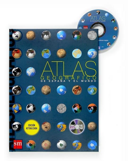 ATLAS GEOGRAFICO DE ESPAÑA Y EL MUNDO | 9788467517644 | Equipo de Educación Secundaria de Ediciones SM | Llibres.cat | Llibreria online en català | La Impossible Llibreters Barcelona