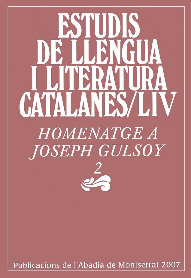 HOMENATGE A JOSEPH GULSOY 2 | 9788484158974 | Gascón Urís, Sergi/y otros | Llibres.cat | Llibreria online en català | La Impossible Llibreters Barcelona