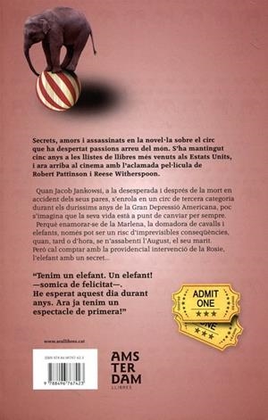 Aigua per a elefants | 9788496767423 | Gruen, Sara | Llibres.cat | Llibreria online en català | La Impossible Llibreters Barcelona