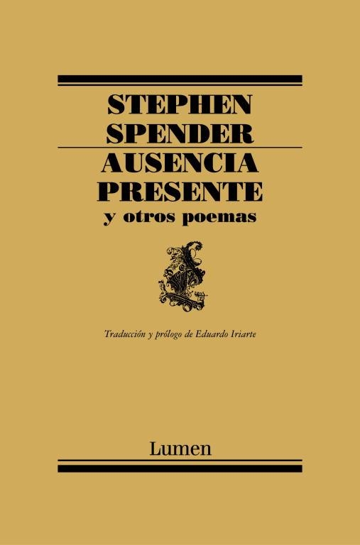 AUSENCIA PRESENTE Y OTROS POEMAS | 9788426416155 | SPENDER, STEPHEN | Llibres.cat | Llibreria online en català | La Impossible Llibreters Barcelona